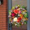Fall Wreaths for Front Door Outside Autumn Wreath with Flowers, Apples, Berries & Leaves Fall Wreath for Outdoor Wreaths for Front Door, Autumn Decor for Outdoor 24 Inch